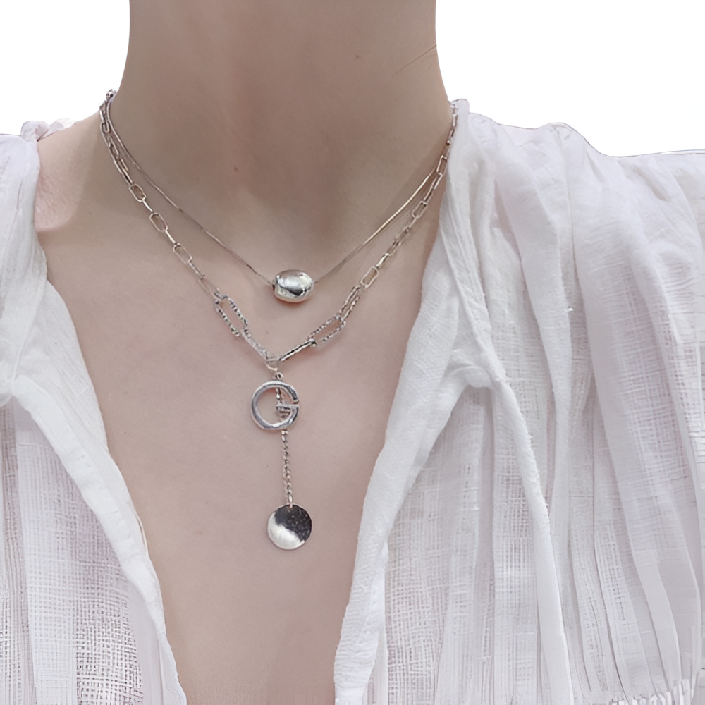 Gucci Silver Link Chain Necklace