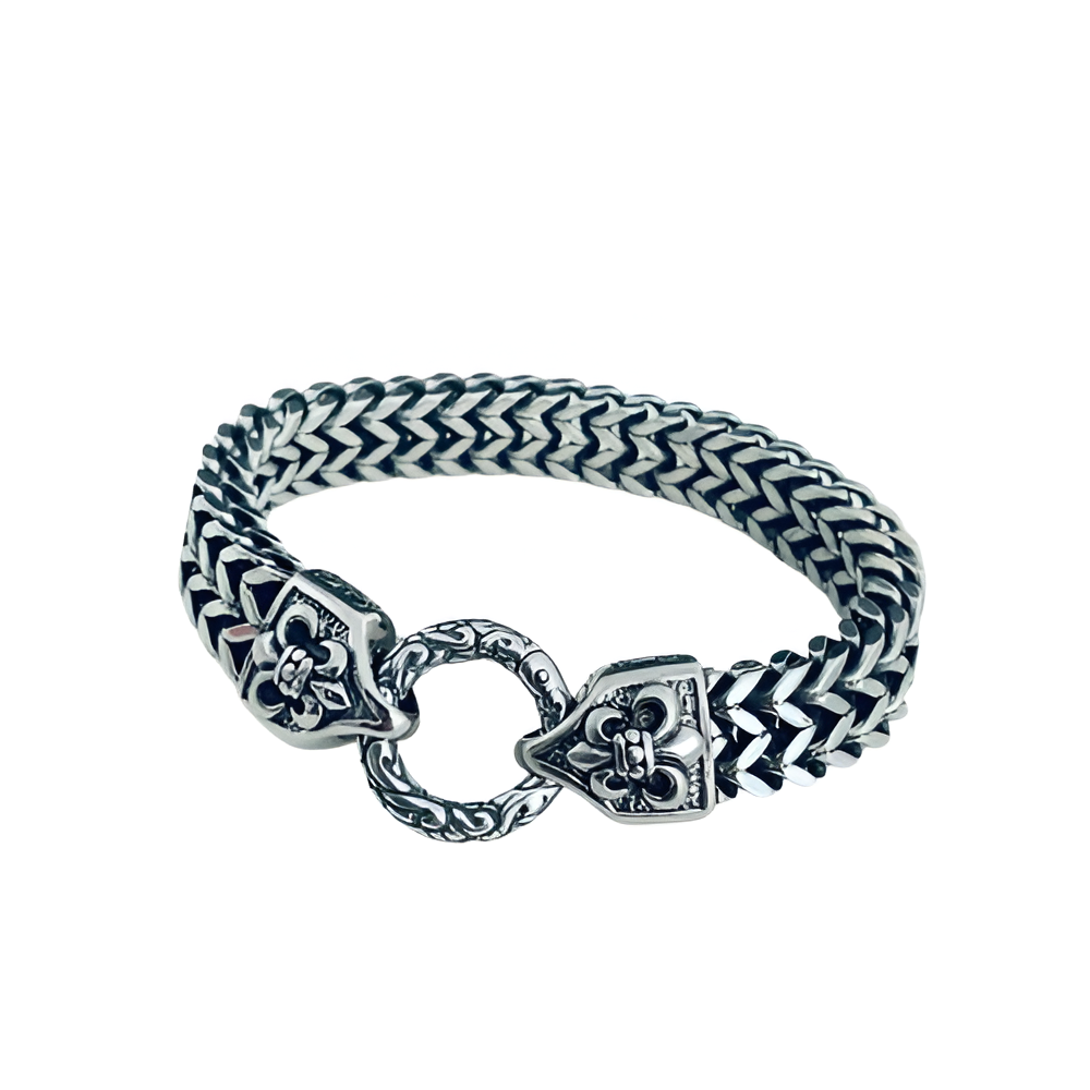 Louis Vuitton Silver Chain Bracelet
