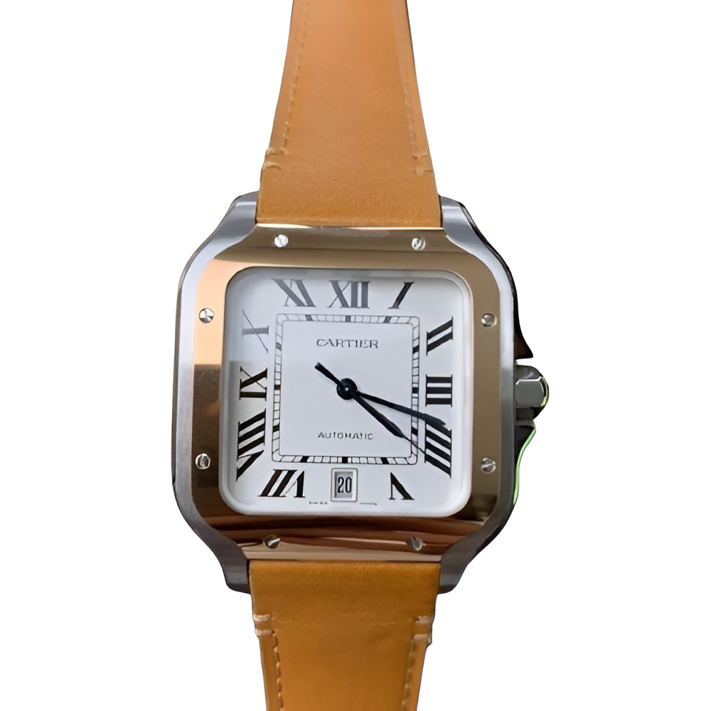 Cartier Santos White Dial