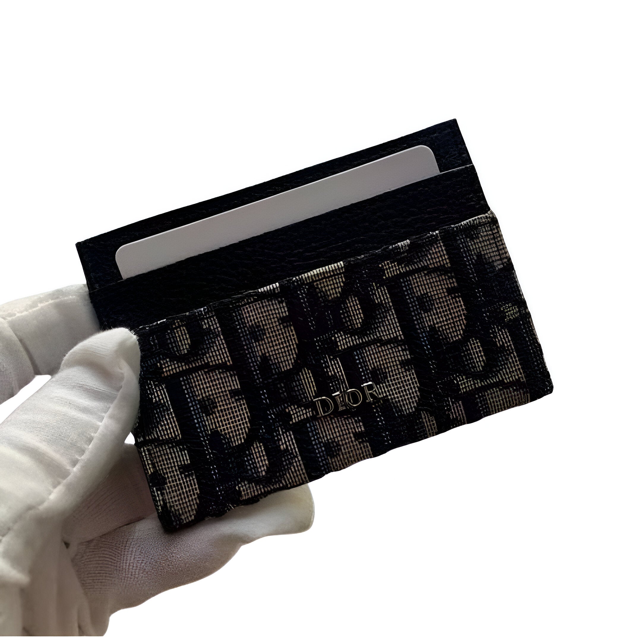 DIOR Monogram Canvas Card Holder