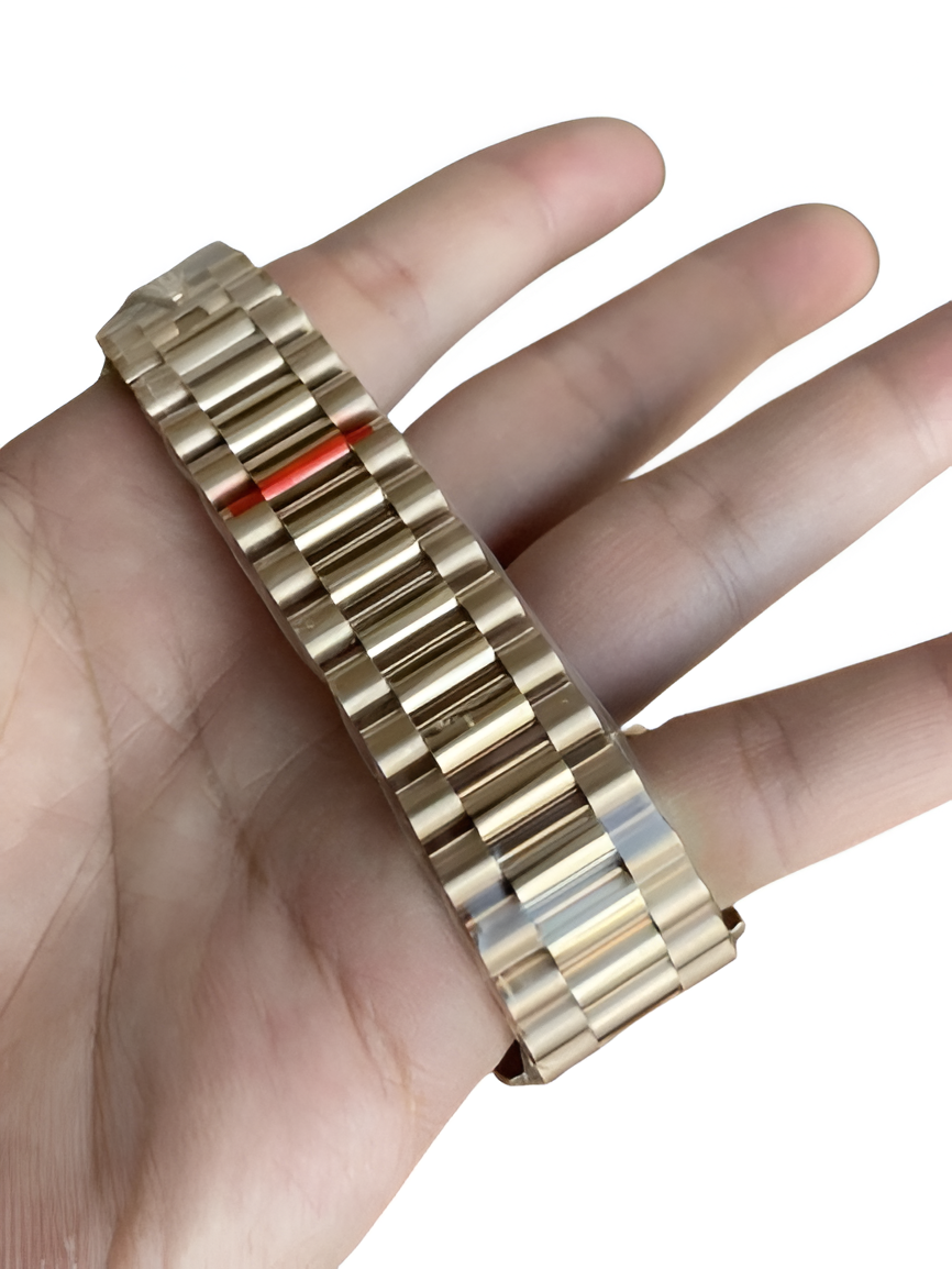 Rolex Day-Date Rose Gold Black Dial Watch
