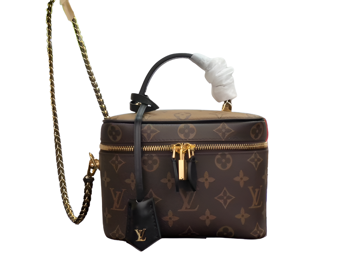 Louis Vuitton-inspired mini vanity bag