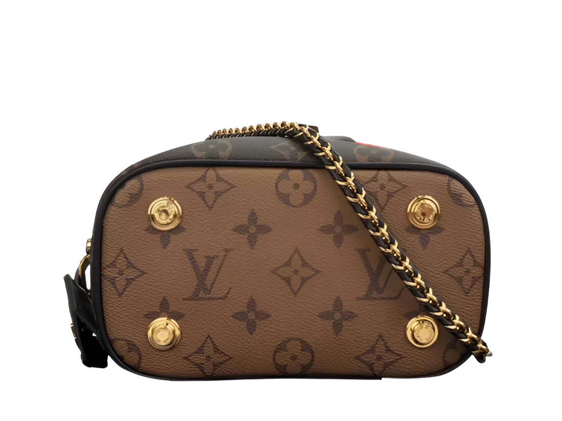 Louis Vuitton-inspired mini vanity bag