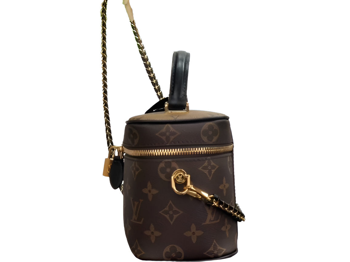 Louis Vuitton-inspired mini vanity bag