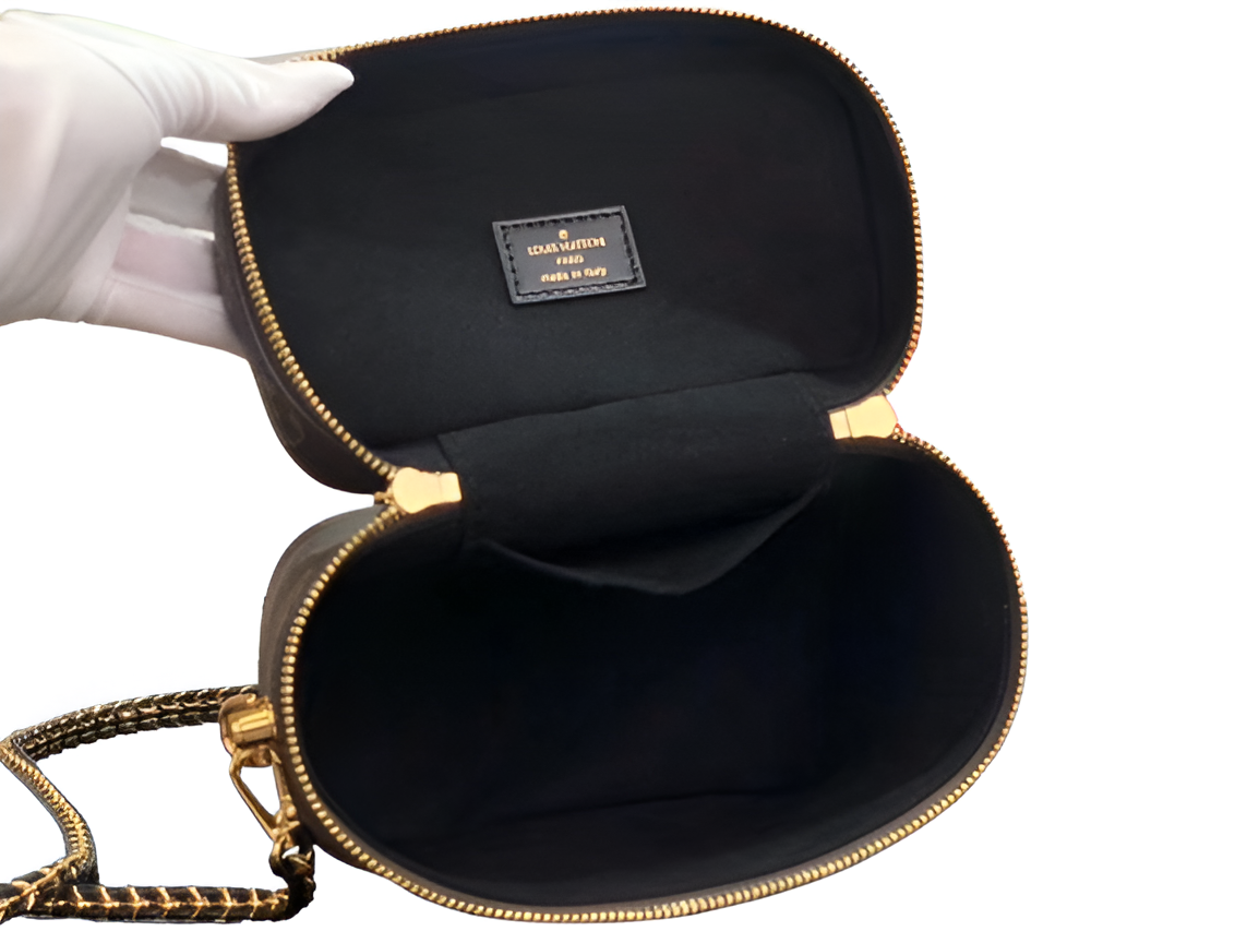 Louis Vuitton-inspired mini vanity bag