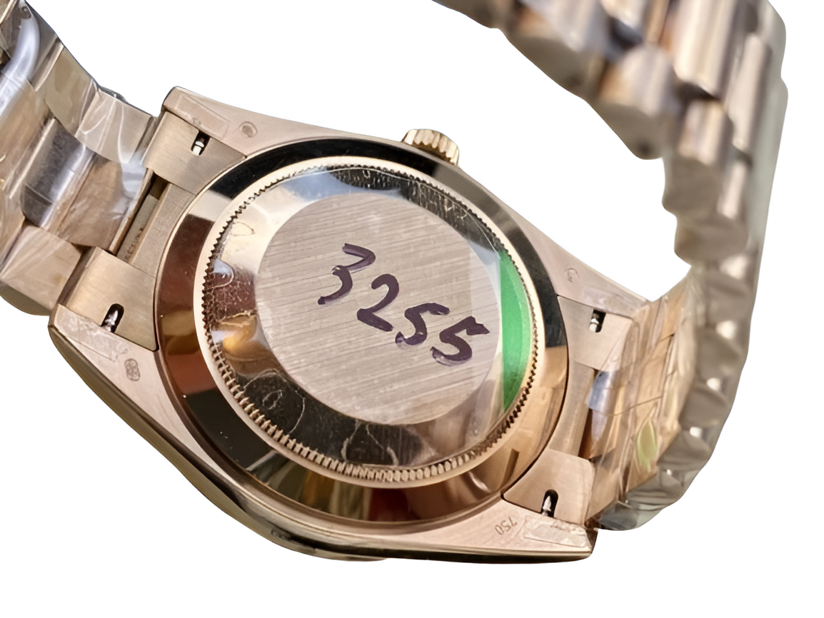 Rolex Day-Date Mother of Pearl Diamond Dial Watch