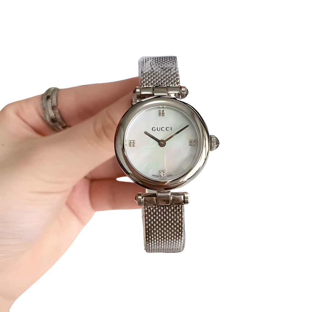 Silver Pearl Luxe Watch - Women's Edition