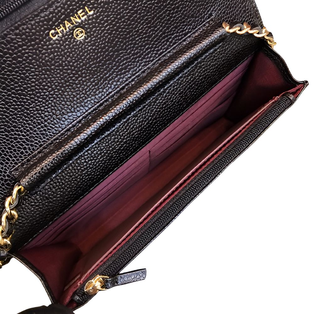 Chanel-Inspired Quilted Leather Clutch