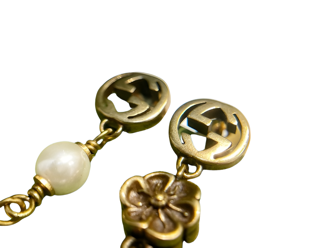 Gucci Pearl Drop Earrings