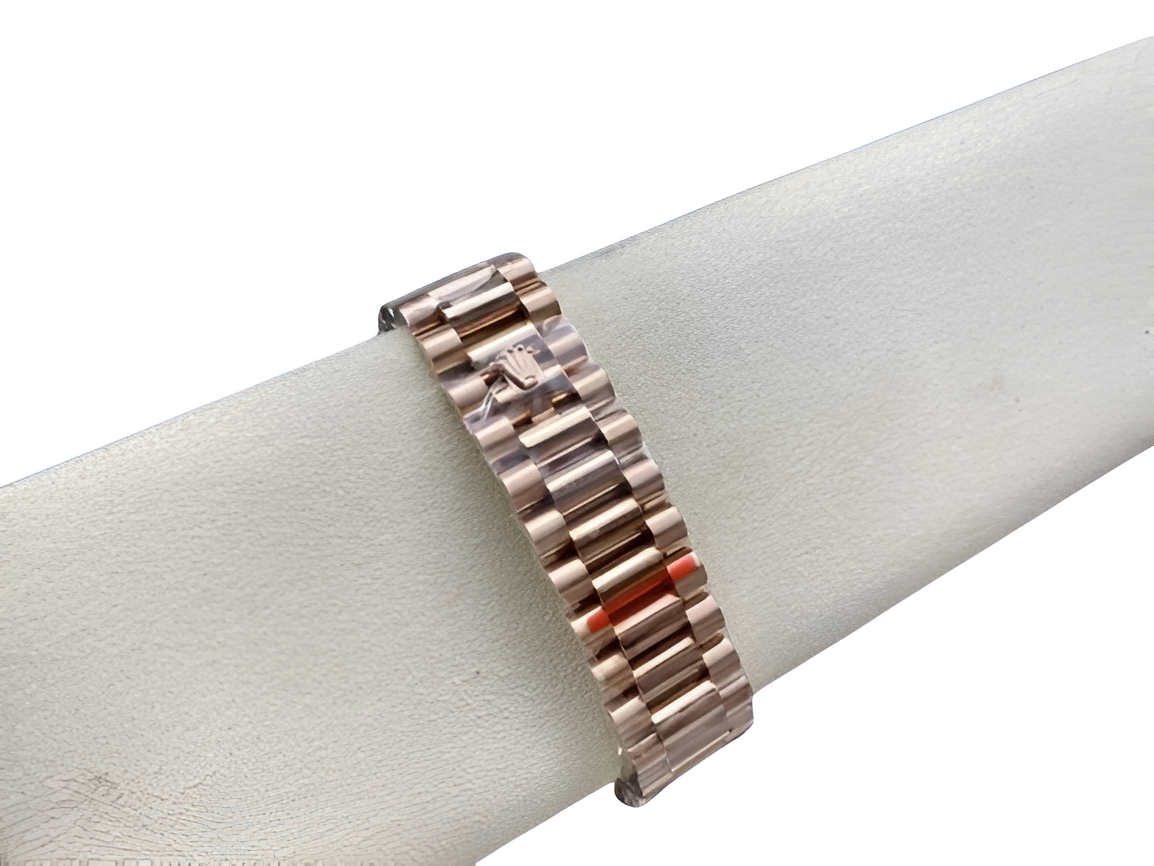 Rolex Day-Date Mother of Pearl Diamond Dial Watch