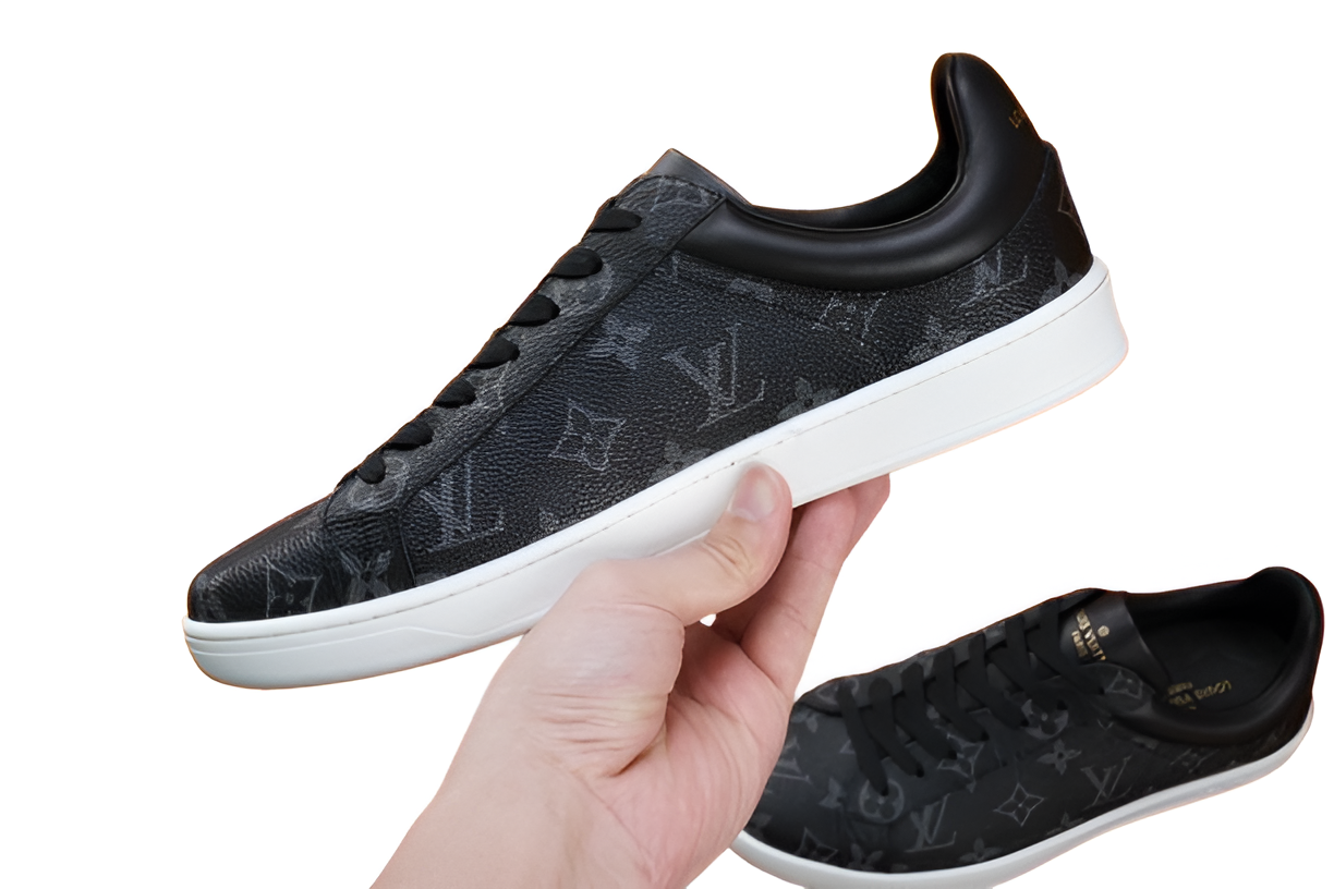 Louis Vuitton LV Monogram Black Men's Sneakers