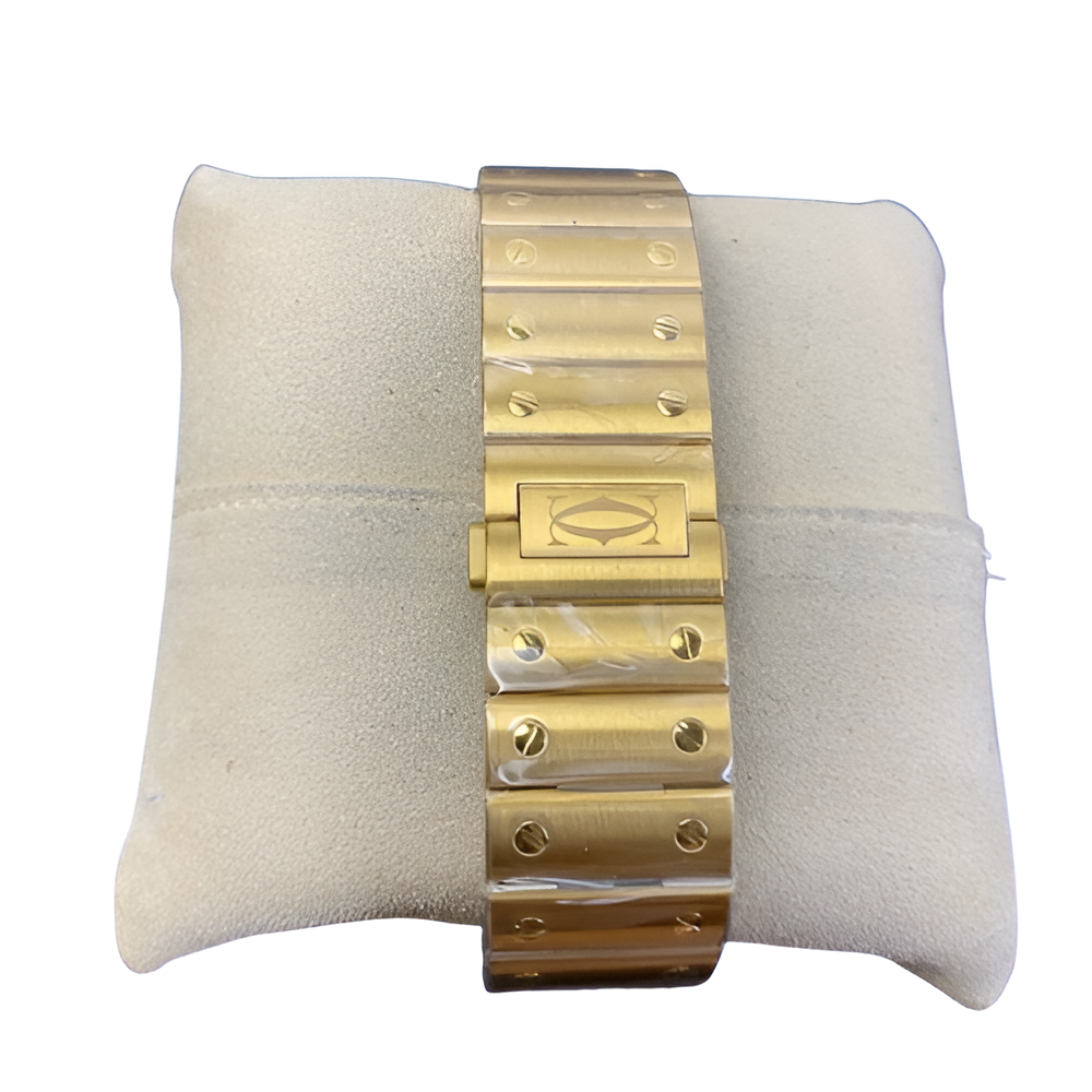 Cartier Santos Gold Dial