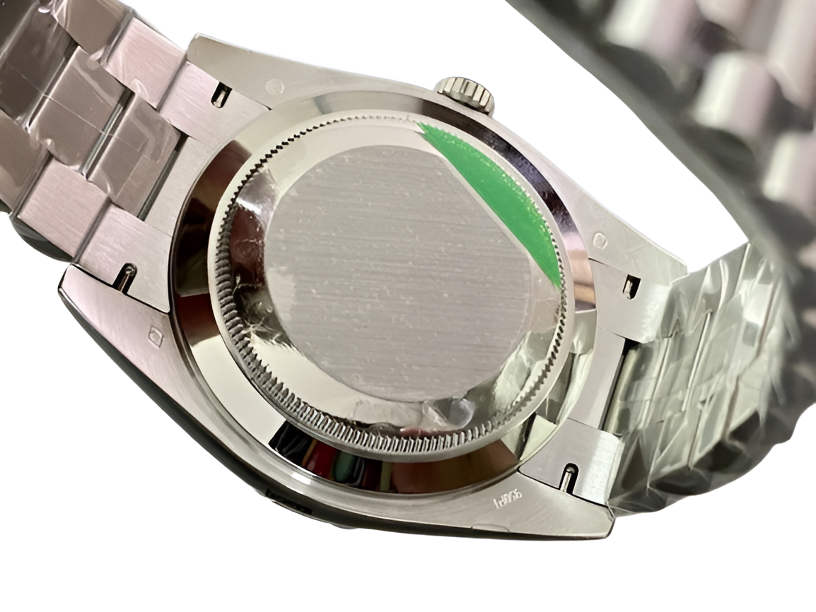 Rolex Day-Date Platinum Ice Blue Dial Watch