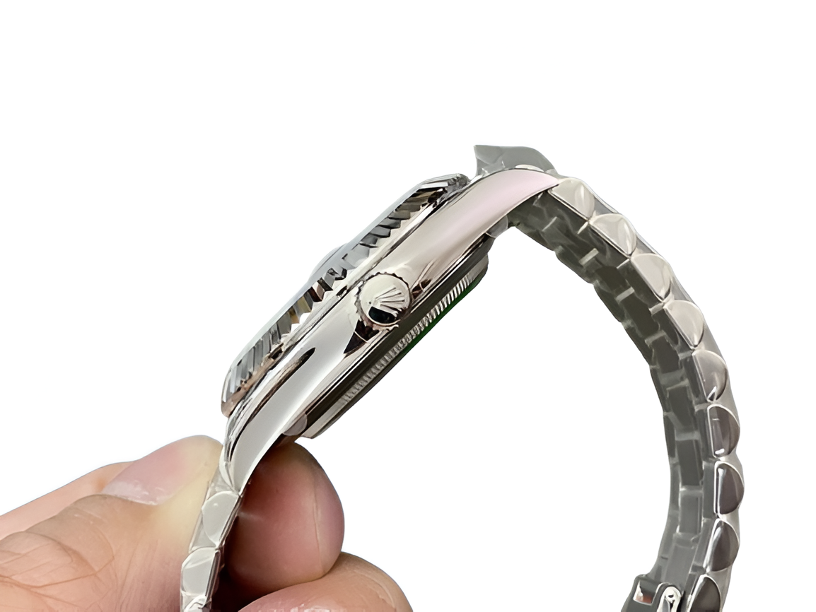 Rolex Day-Date Platinum Ice Blue Dial Watch
