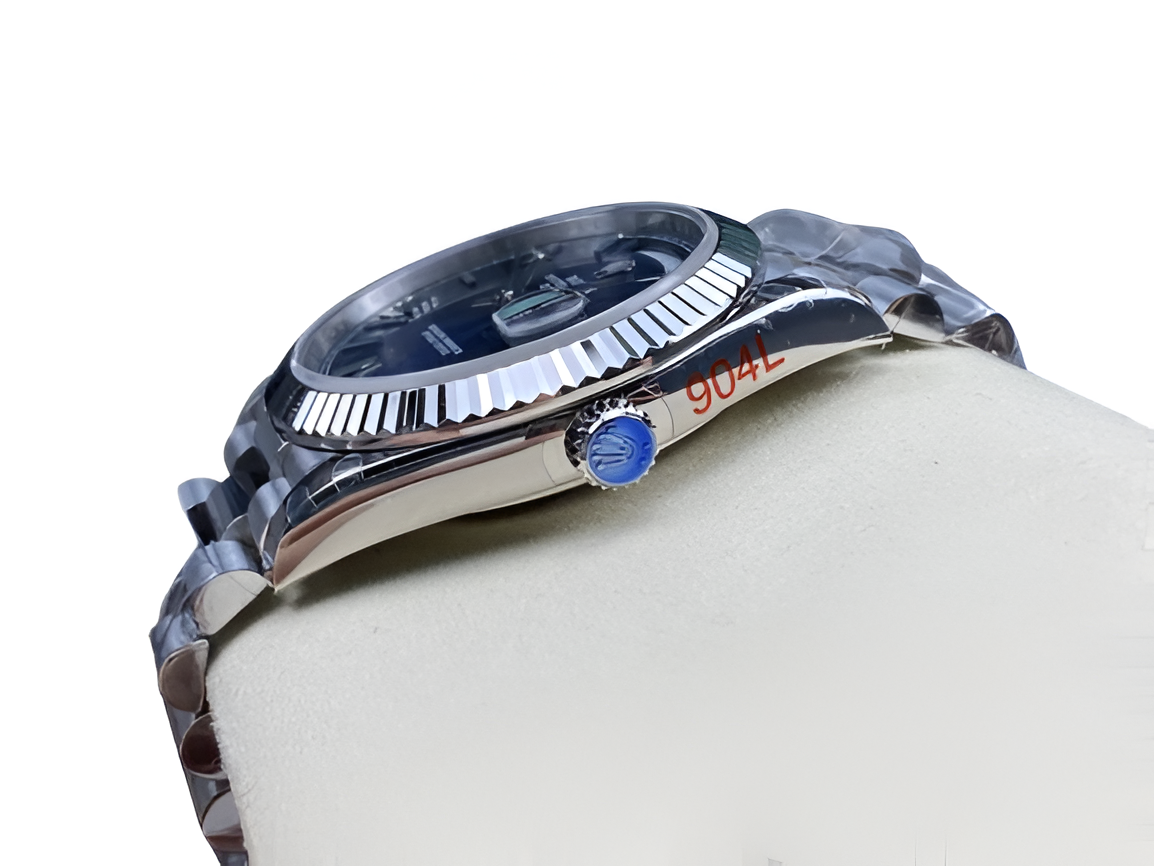 Rolex Day-Date Platinum Blue Dial Watch