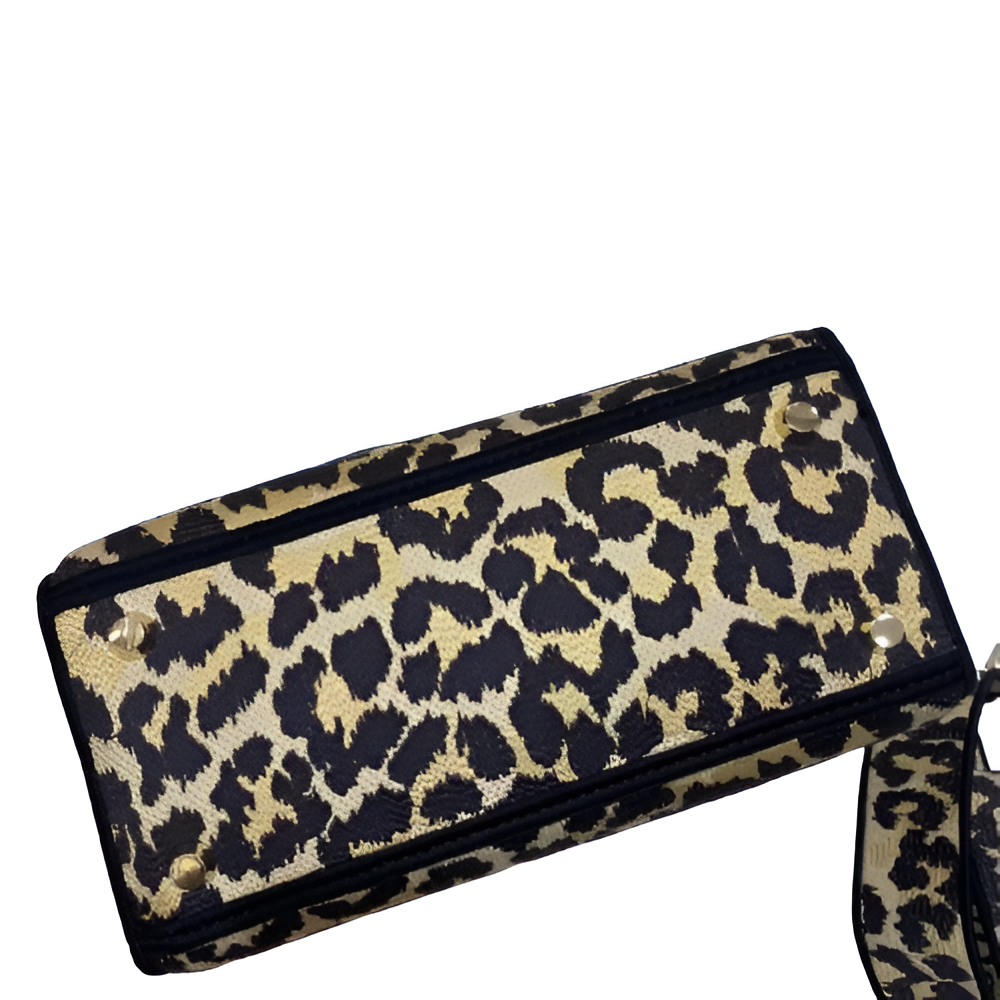 DIOR Leopard Print Mini Tote Bag