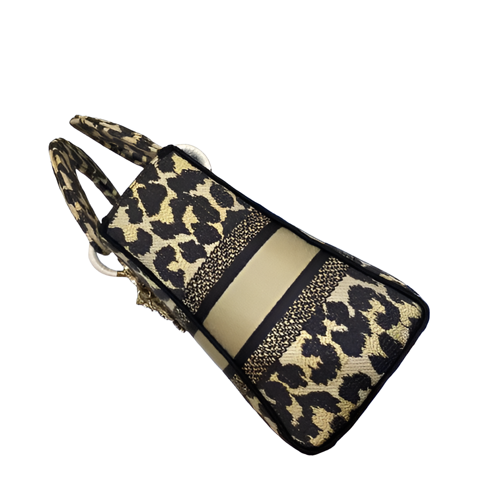 DIOR Leopard Print Mini Tote Bag