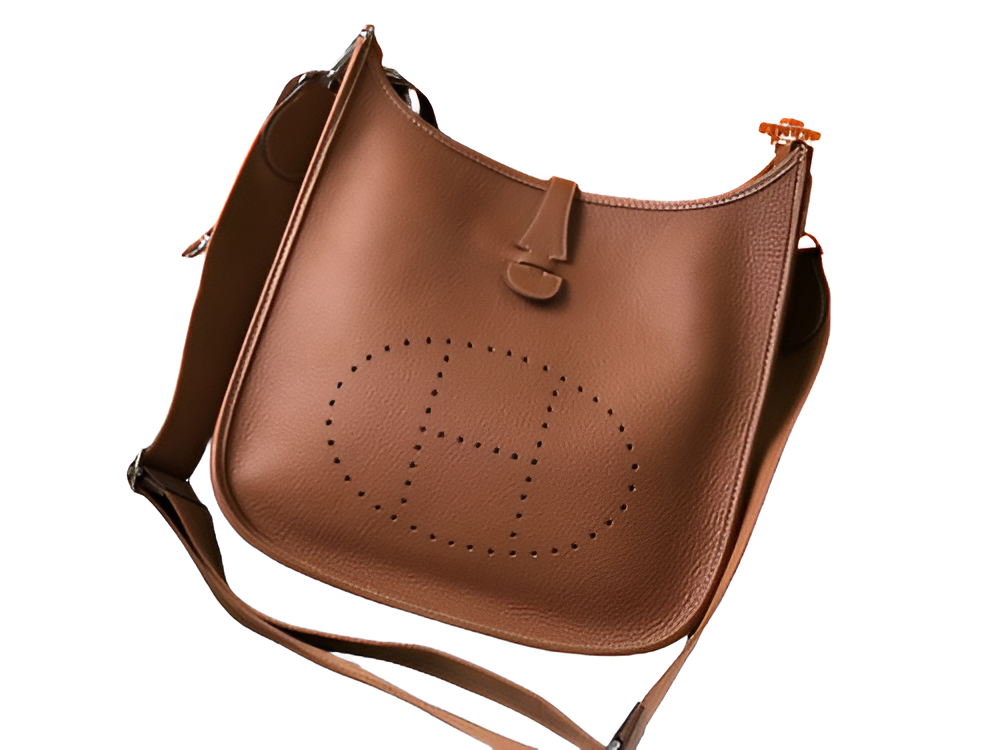Hermes Brown Leather Shoulder Bag