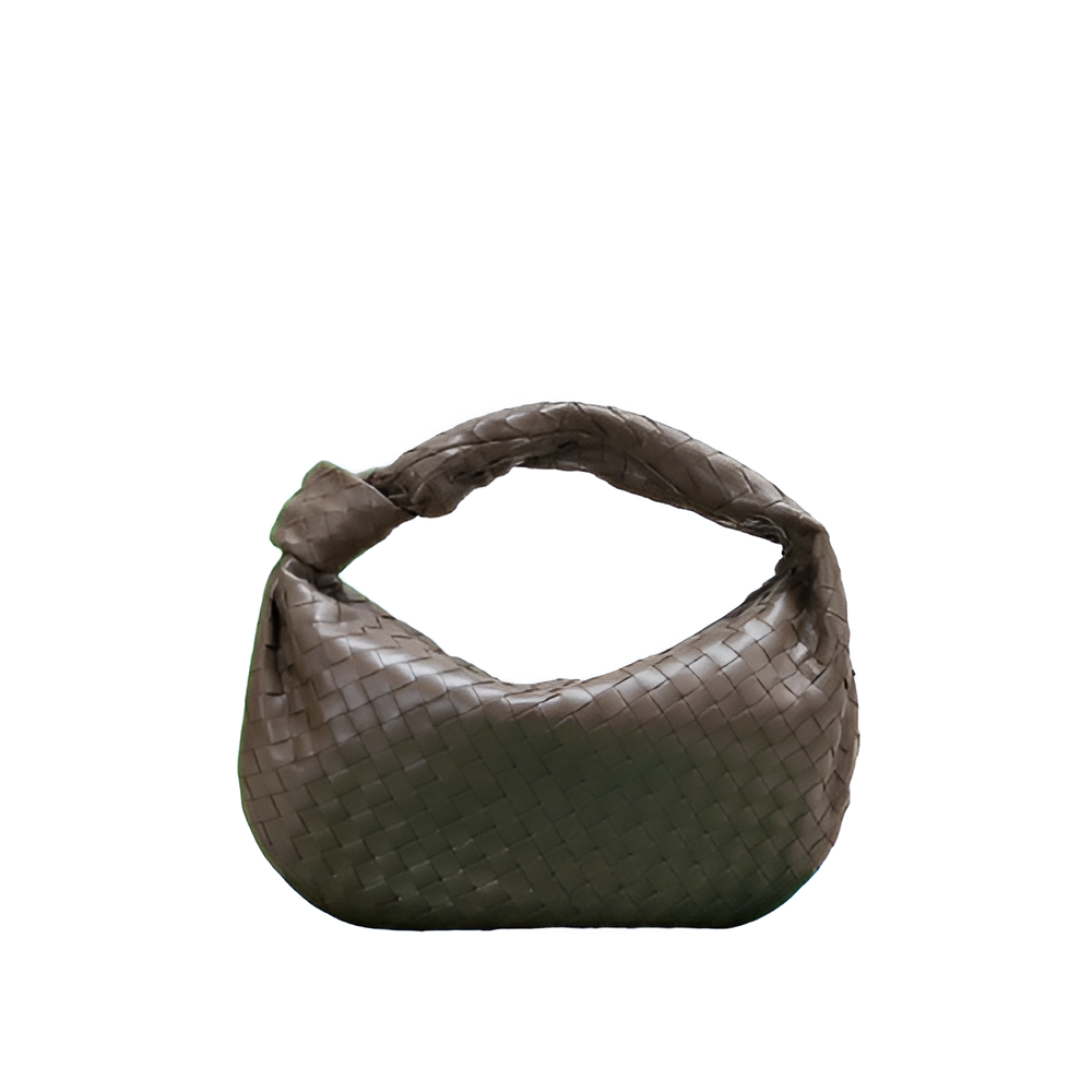 Bottega Brown Woven Leather Hobo Bag