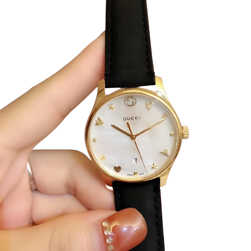 Gold Starry Charm Watch - Women's Edition