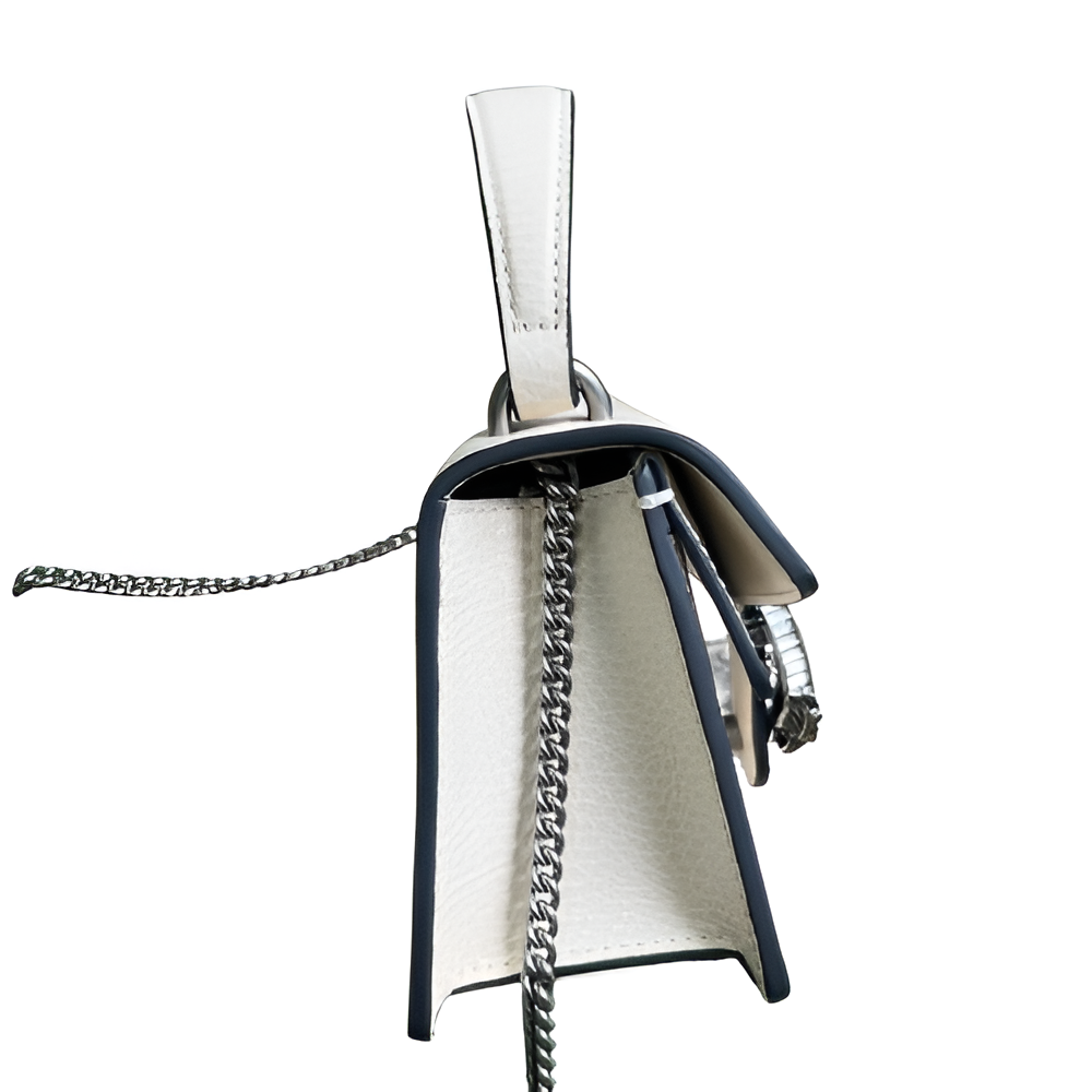 GUCCI Mini Dionysus White Leather Bag