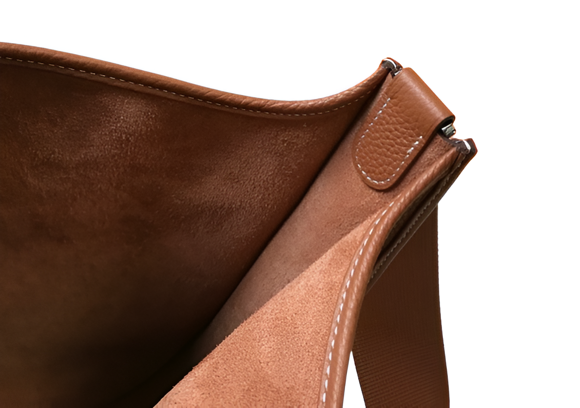 Hermes Brown Leather Shoulder Bag