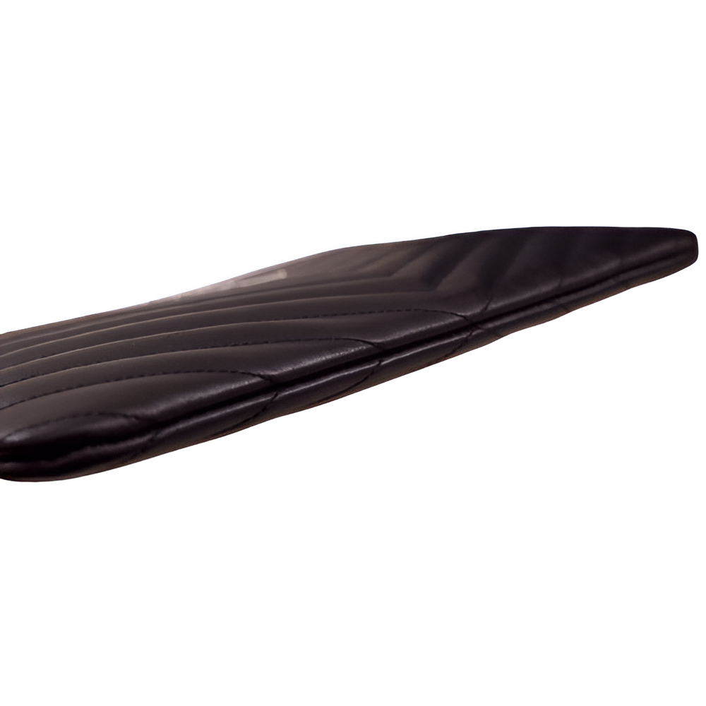 YSL Black Quilted Leather Clutch