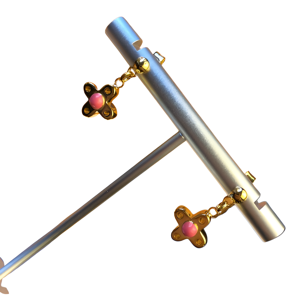 LV Pink Blossom Earrings - Gold