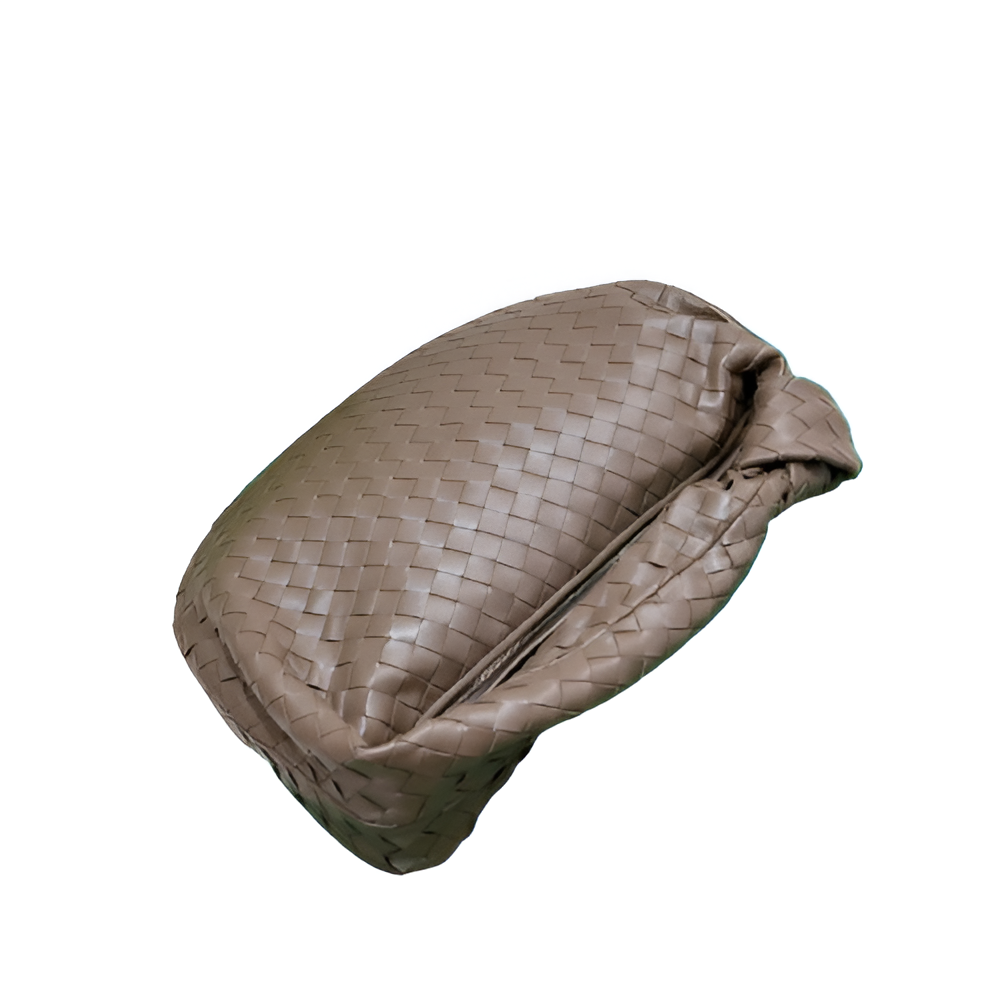 Bottega Brown Woven Leather Hobo Bag