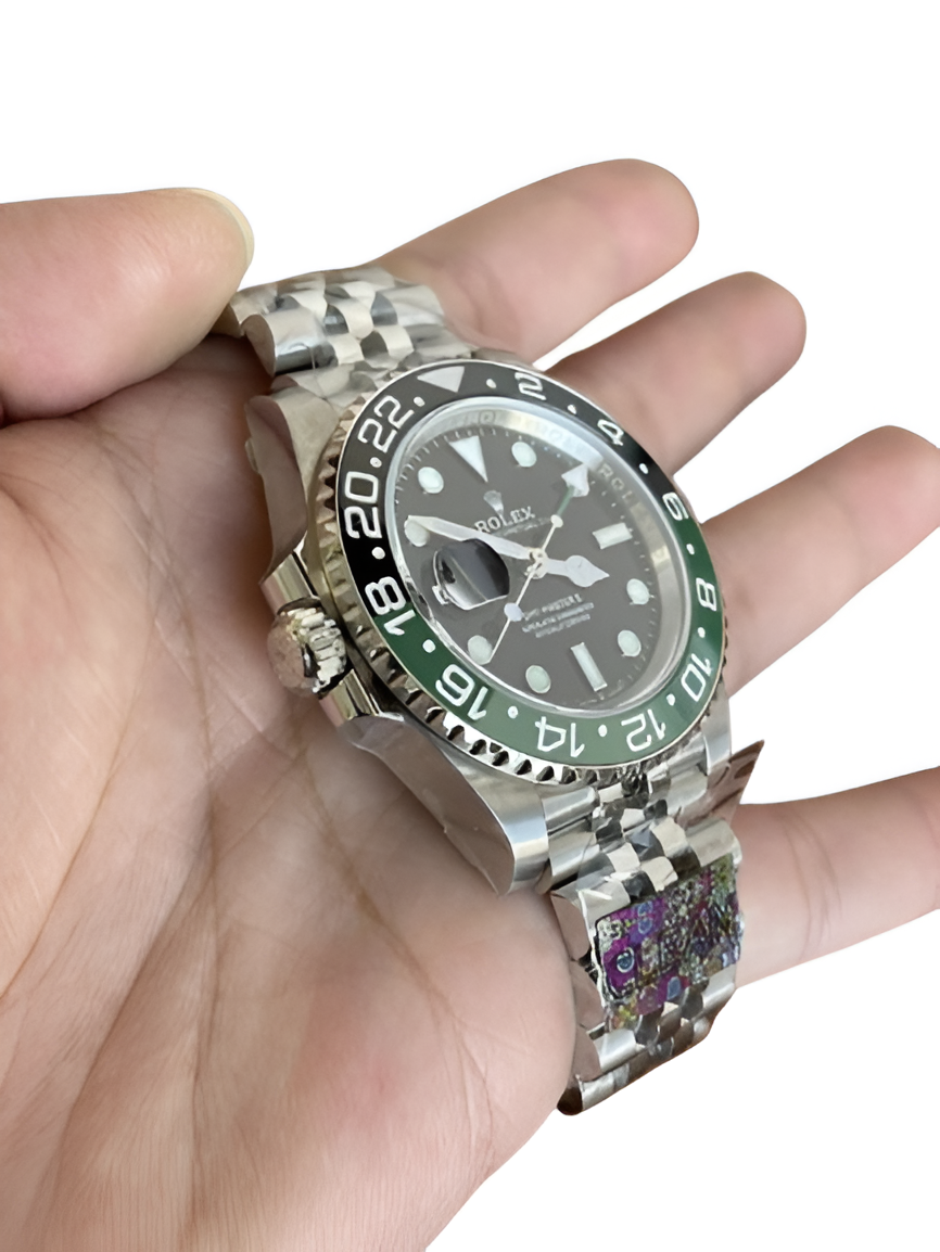 Rolex GMT-Master II "Sprite" Green & Black Bezel Watch
