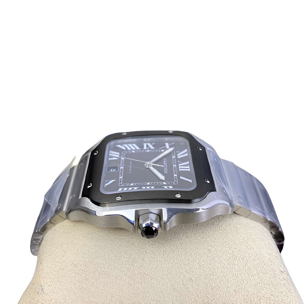 Cartier Santos Black Dial