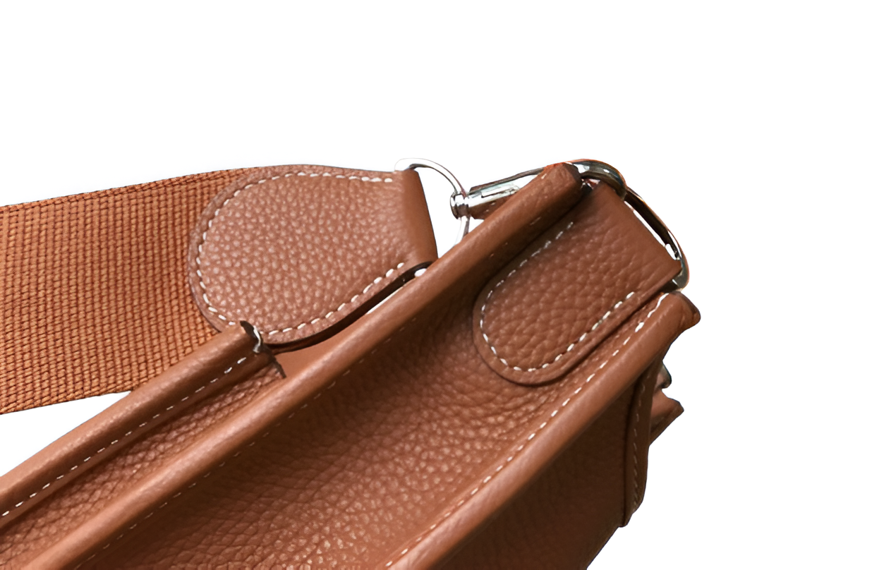 Hermes Brown Leather Shoulder Bag