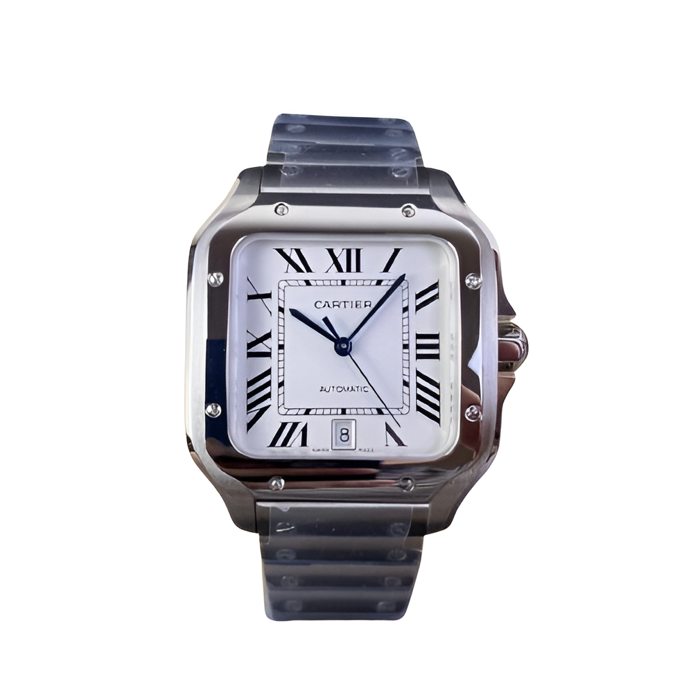 Cartier Santos White Dial