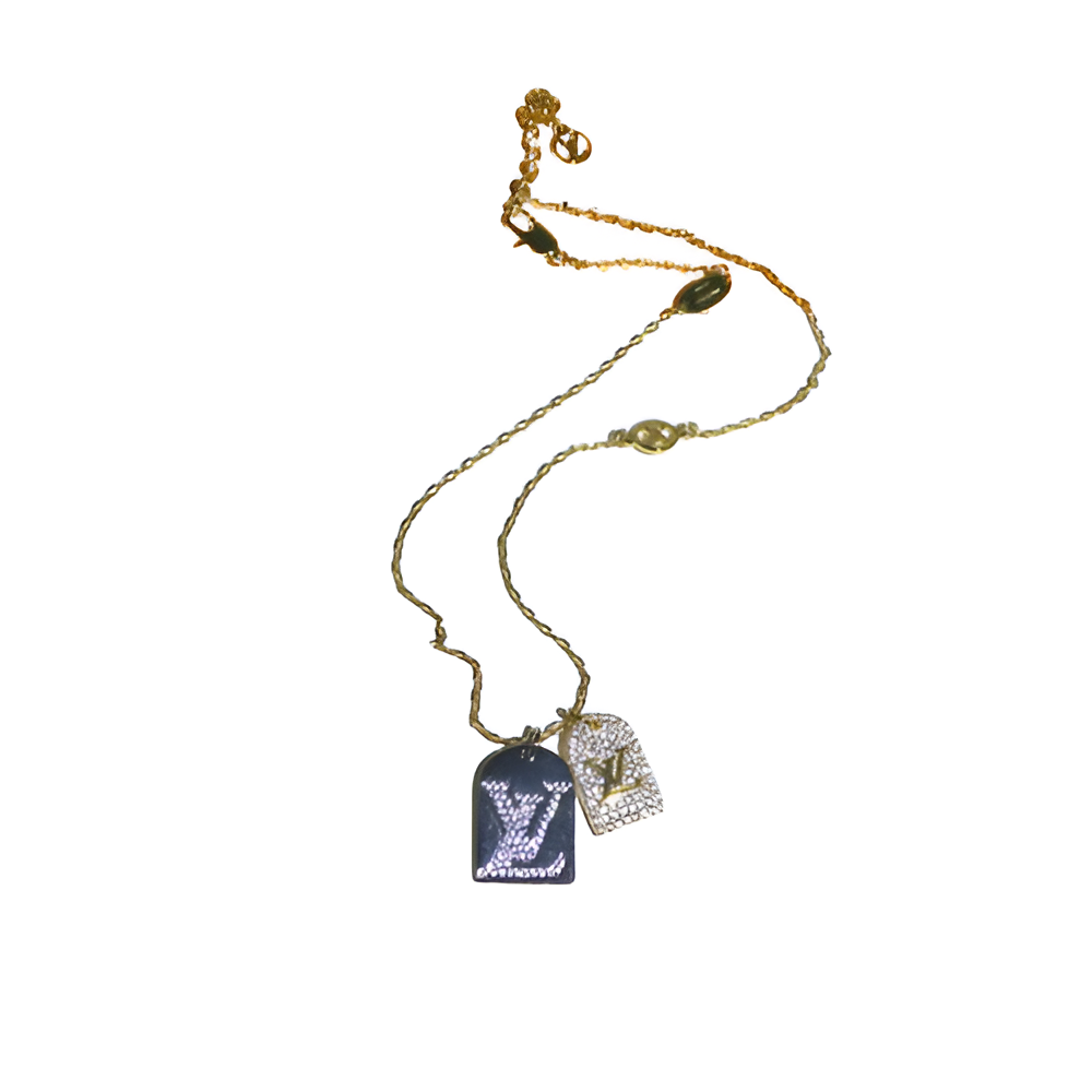 Louis Vuitton Double Charm Necklace for Women