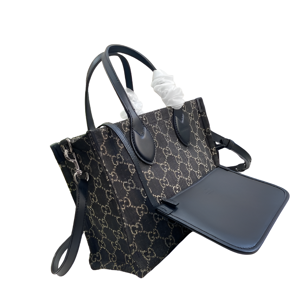 GUCCI GG Supreme Canvas Tote Bag Set