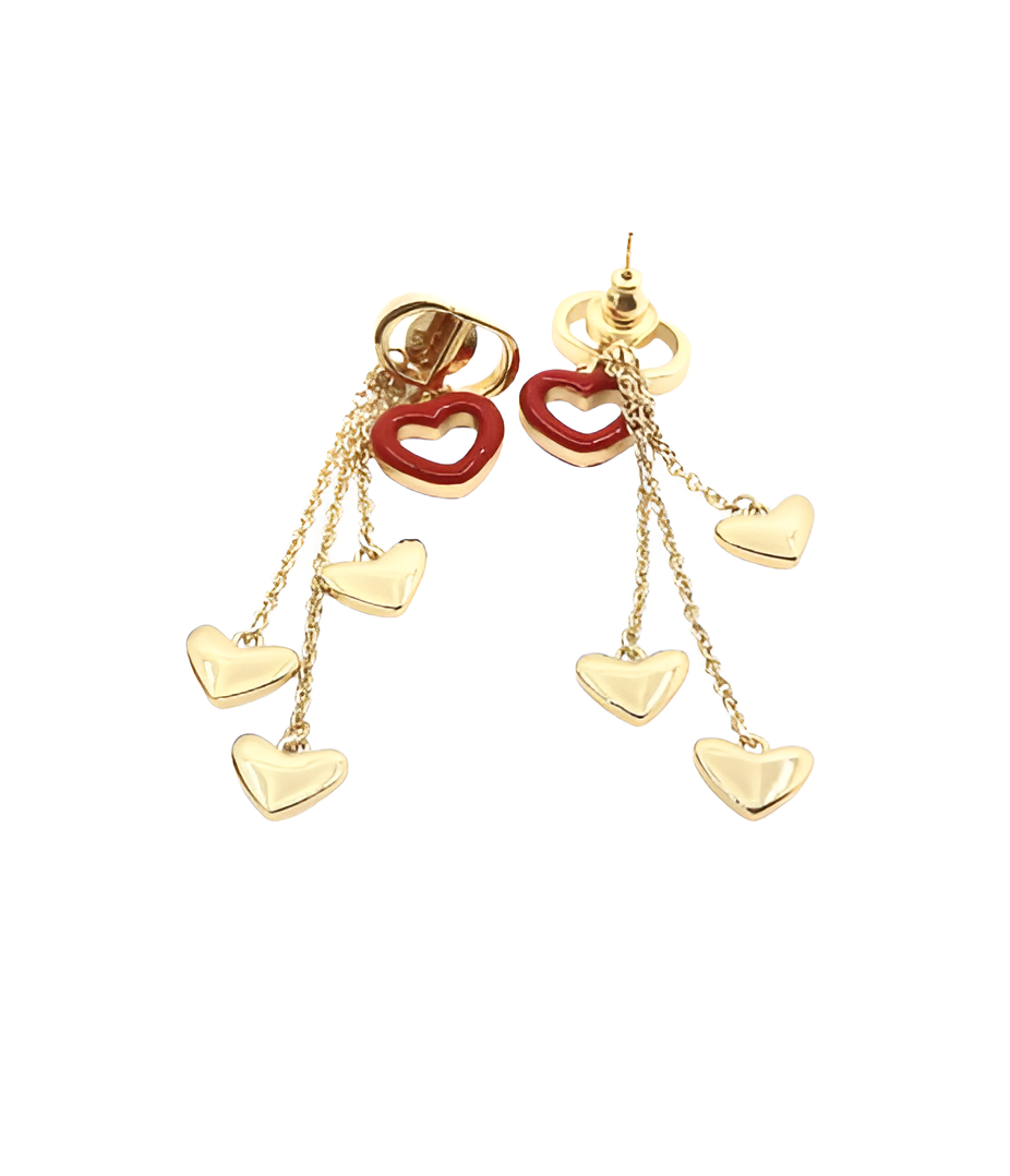 Dior Love Drop Heart Earrings