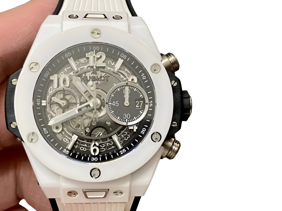 Hublot Big Bang Unico White Ceramic Chronograph