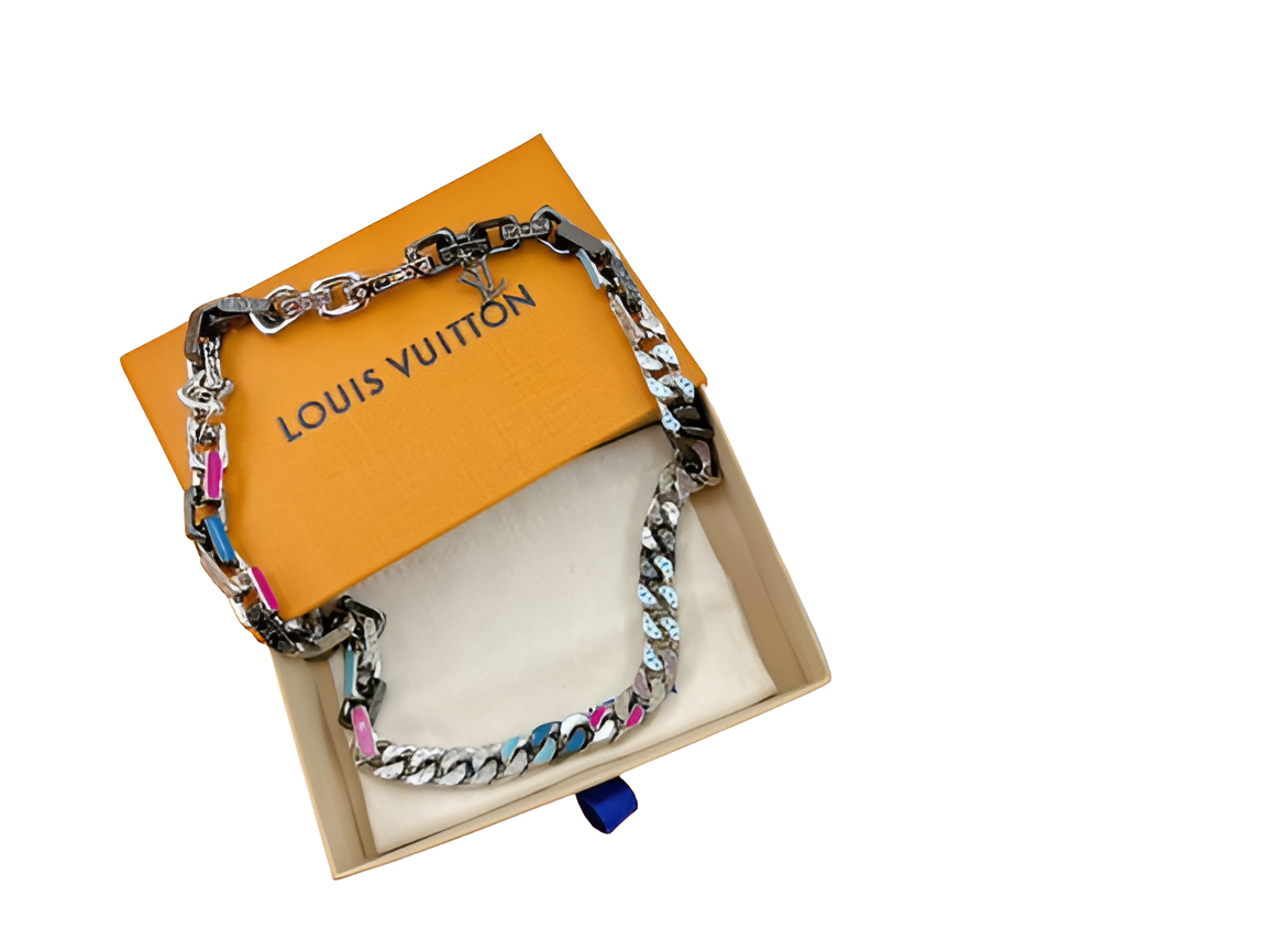 Louis Vuitton Multicolor Chain Necklace