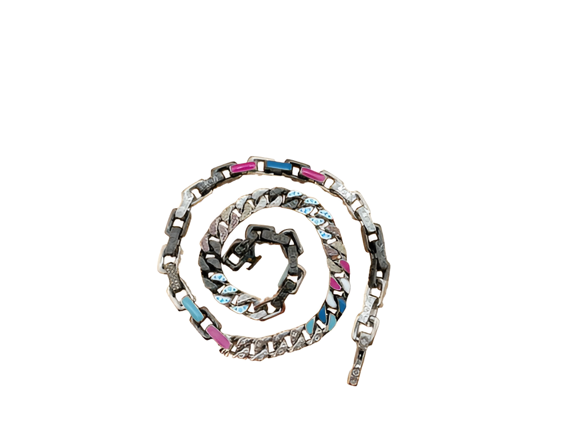 Louis Vuitton Multicolor Chain Necklace