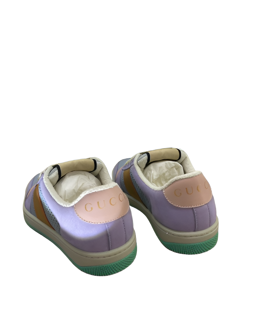 GUCCI Women's Pastel Multicolor Sneakers with GG Logo