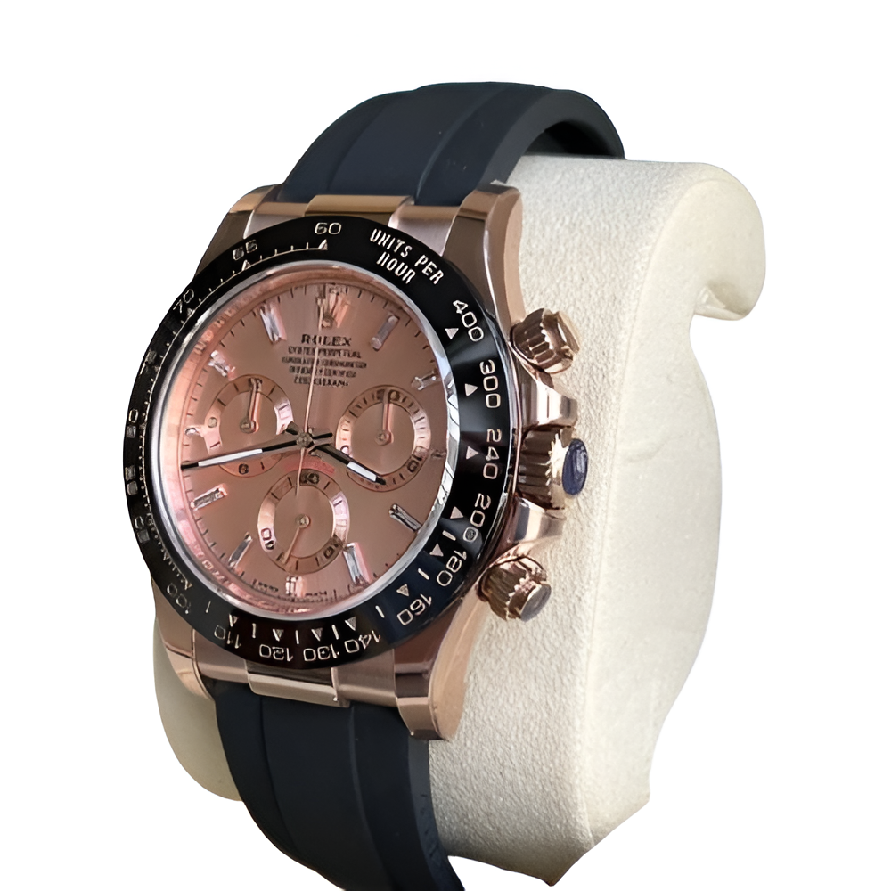 Rolex Daytona Everose Gold & Rubber Strap