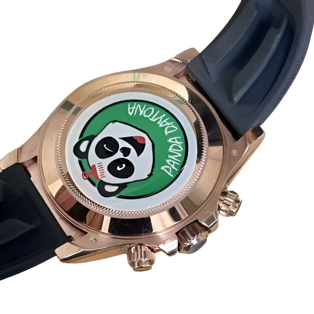 Rolex Daytona White Dial & Rose Gold on Oysterflex