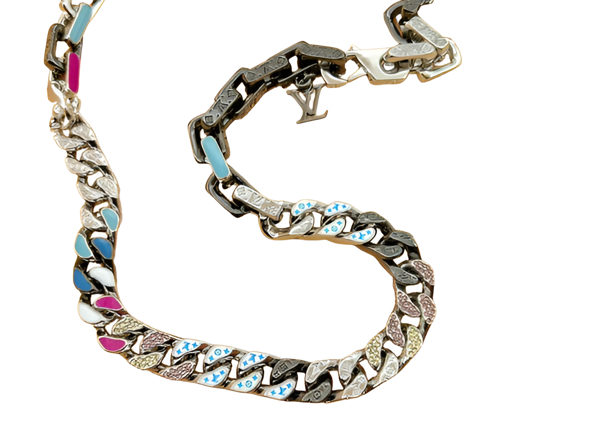 Louis Vuitton Multicolor Chain Necklace