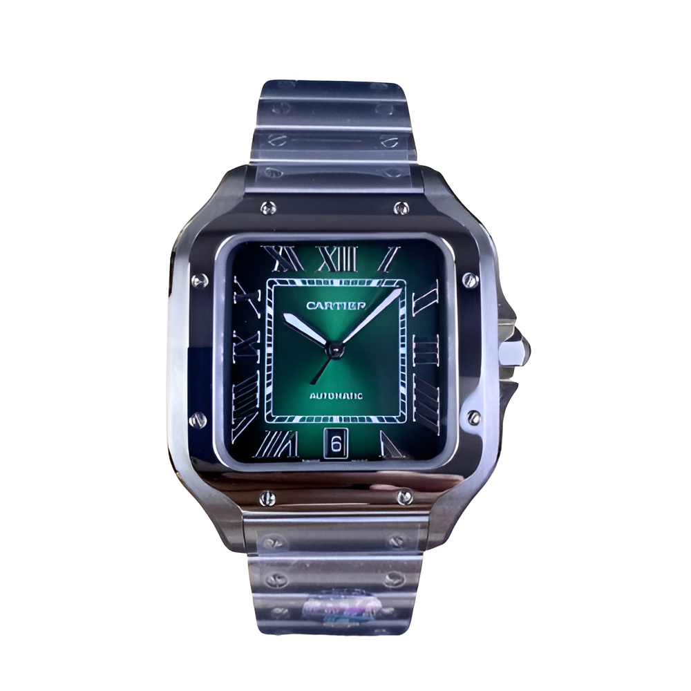Cartier Santos Green Dial Automatic