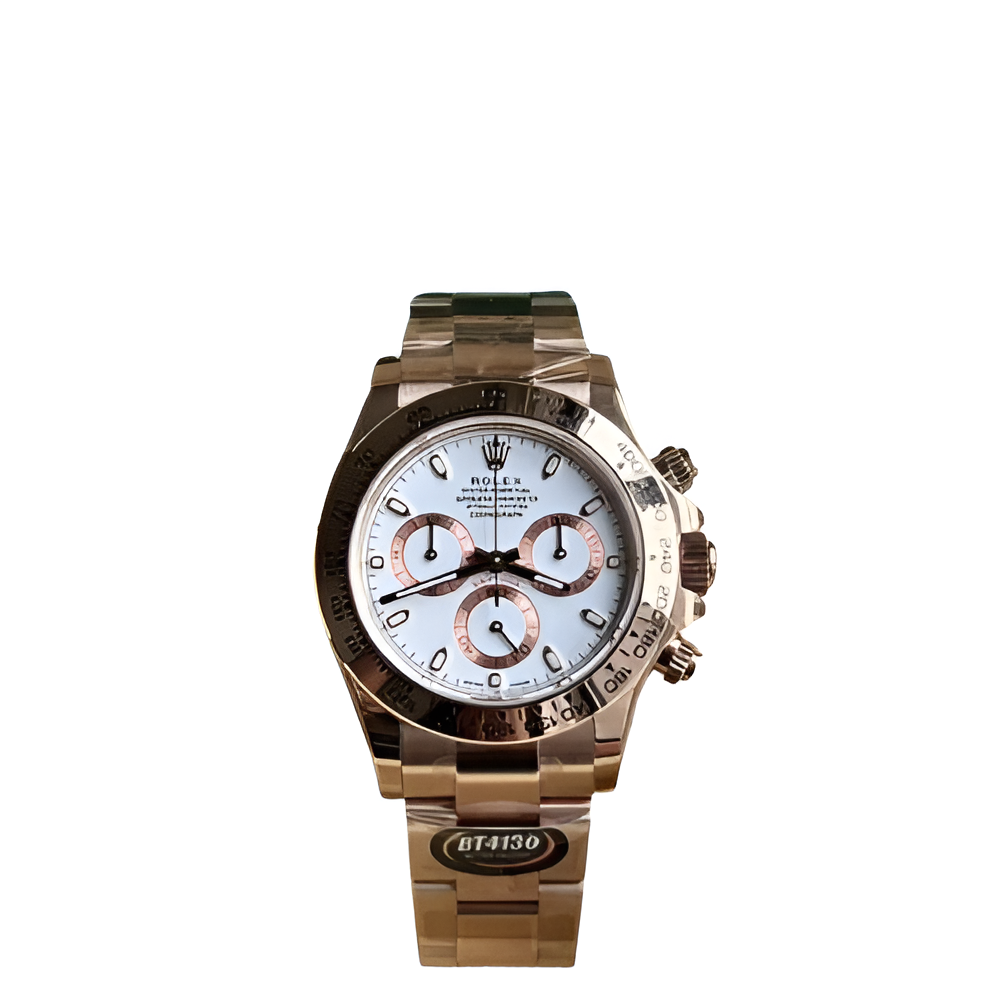 Rolex Daytona White & Rose Dial Perpetual