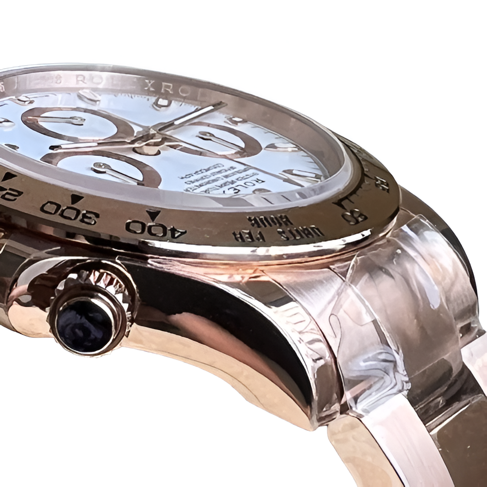 Rolex Daytona White & Rose Dial Perpetual