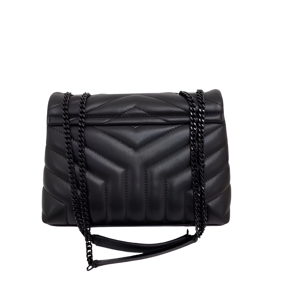 YSL Black Quilted Chain Shoulder Bag