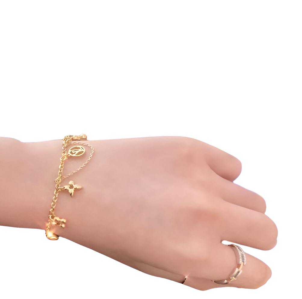 Louis Vuitton Silver Charm Bracelet