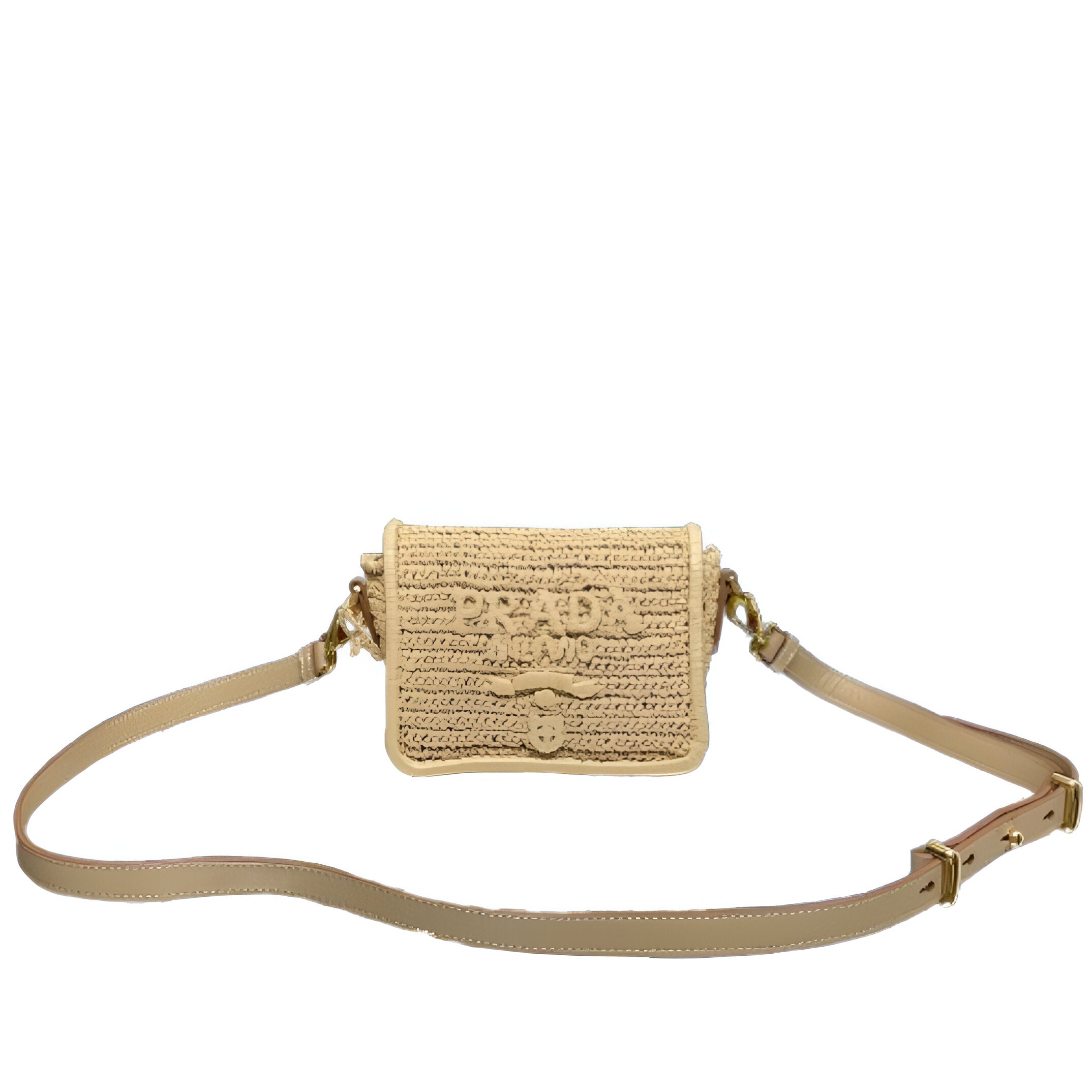Prada Raffia Mini Crossbody Bag