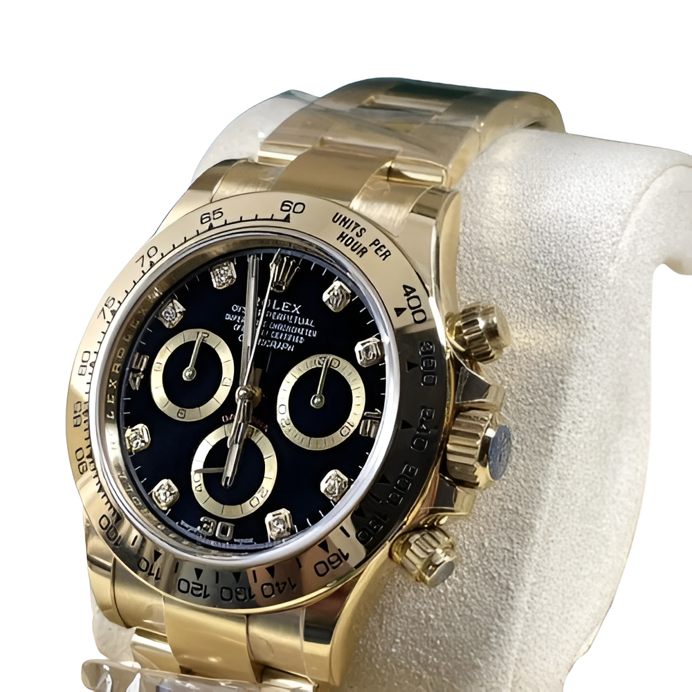 Rolex Daytona Black & Diamond Dial Perpetual